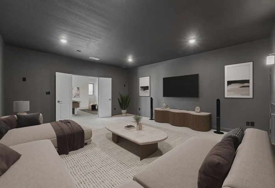 Homesite 7701 Media Room - Staged - 14 of 27