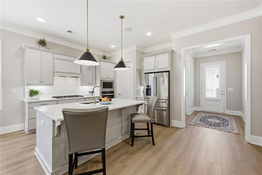 Furnished interior view inside a new home in , Cumming (Image 5).