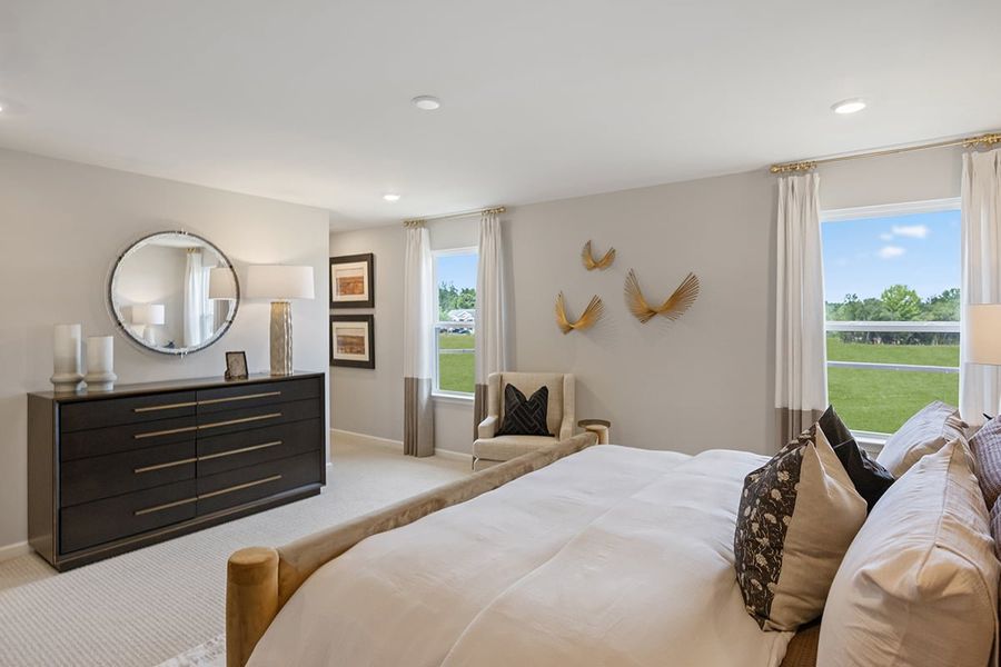 Representative furnished interior of a home built from the 2338 Modeled by KB Home in Cottages at Clovis Point, Kings Mountain (Image 12).