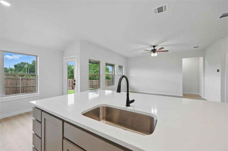 Furnished interior view inside a new home in Trail Creek, Cleburne (Image 14). Furnished interior view inside a new home in Trail Creek, Cleburne (Image 14).