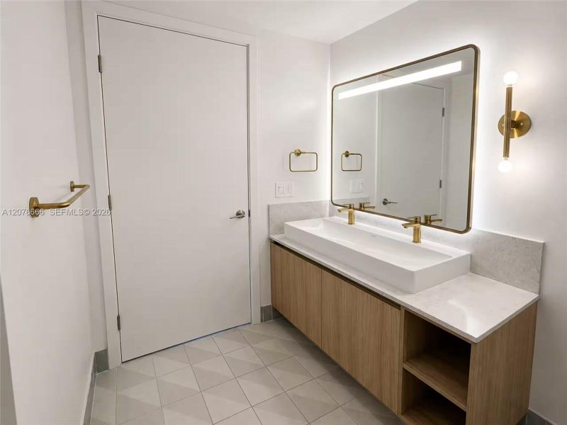 Furnished interior view inside a new home in , Miami (Image 8).