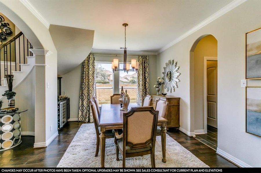 Furnished interior view inside a new home in Green Meadows, Celina (Image 4).