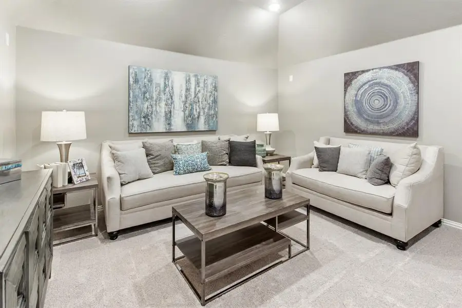 Furnished interior view inside a new home in Trees Farm, DeSoto (Image 9).