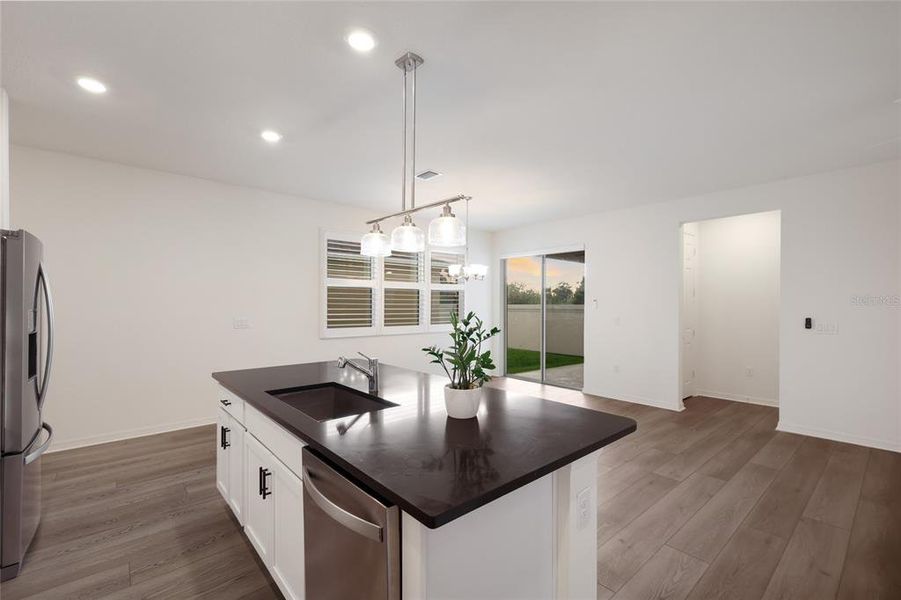 Furnished interior view inside a new home in Heron Bay, Palmetto (Image 7). Furnished interior view inside a new home in Heron Bay, Palmetto (Image 7).