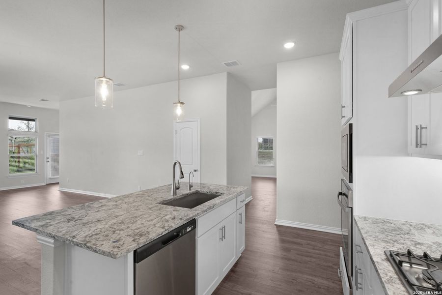Furnished interior view inside a new home in The Crossvine, Schertz (Image 7).