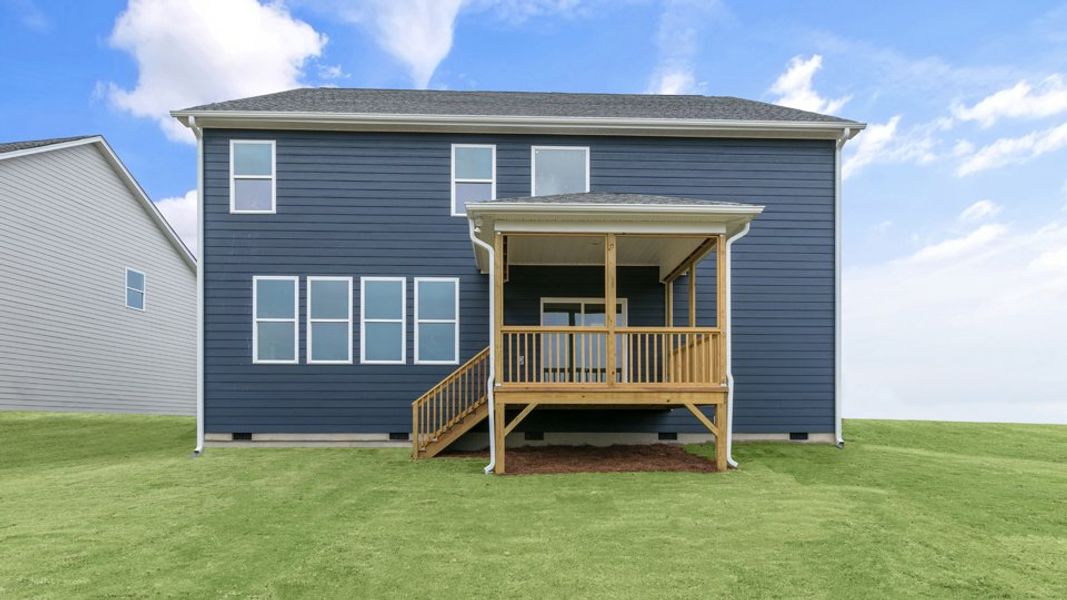 Representative exterior details of a home built from the Wylie by D.R. Horton in Kalas Falls, Wake Forest (Image 20).