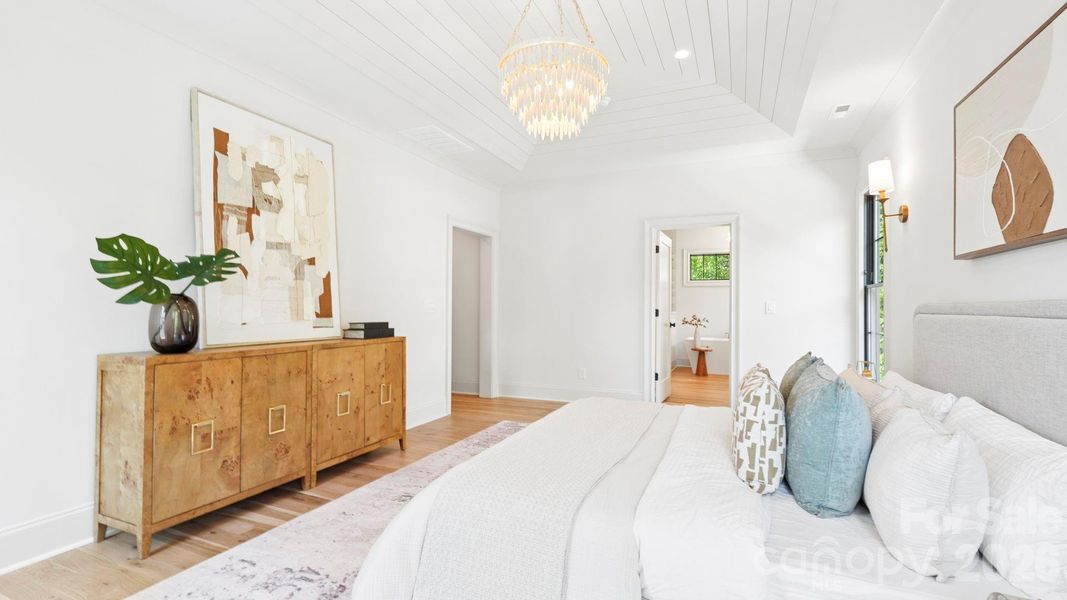 Furnished interior view inside a new home in , Charlotte (Image 30).