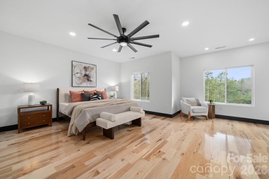 Furnished interior view inside a new home in , Mills River (Image 19).