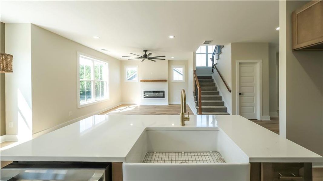 Furnished interior view inside a new home in , Bremen (Image 4).