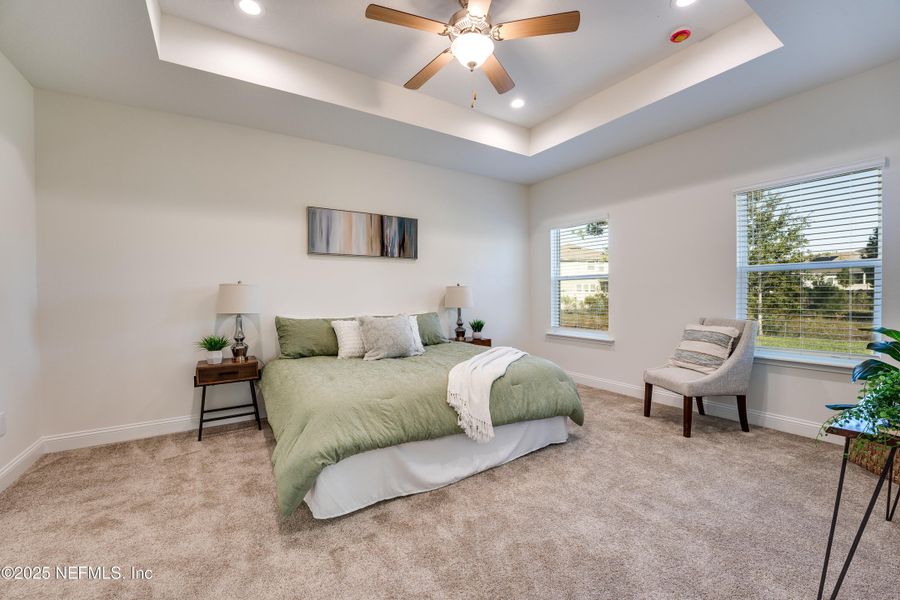 Furnished interior view inside a new home in , Jacksonville (Image 13).