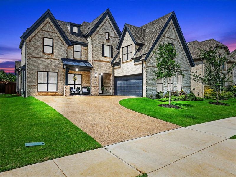 Front exterior of a new home in , Celina, TX, highlighting curb appeal (Image 20). Front exterior of a new home in , Celina, TX, highlighting curb appeal (Image 20).