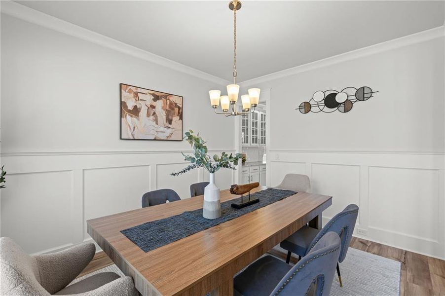 Furnished interior view inside a new home in Overlook at Marina Bay, Gainesville (Image 7).