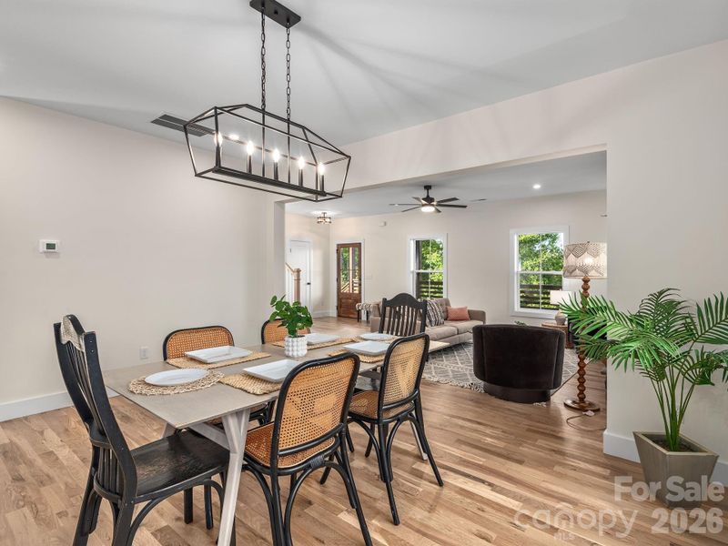 Furnished interior view inside a new home in , Weaverville (Image 3).