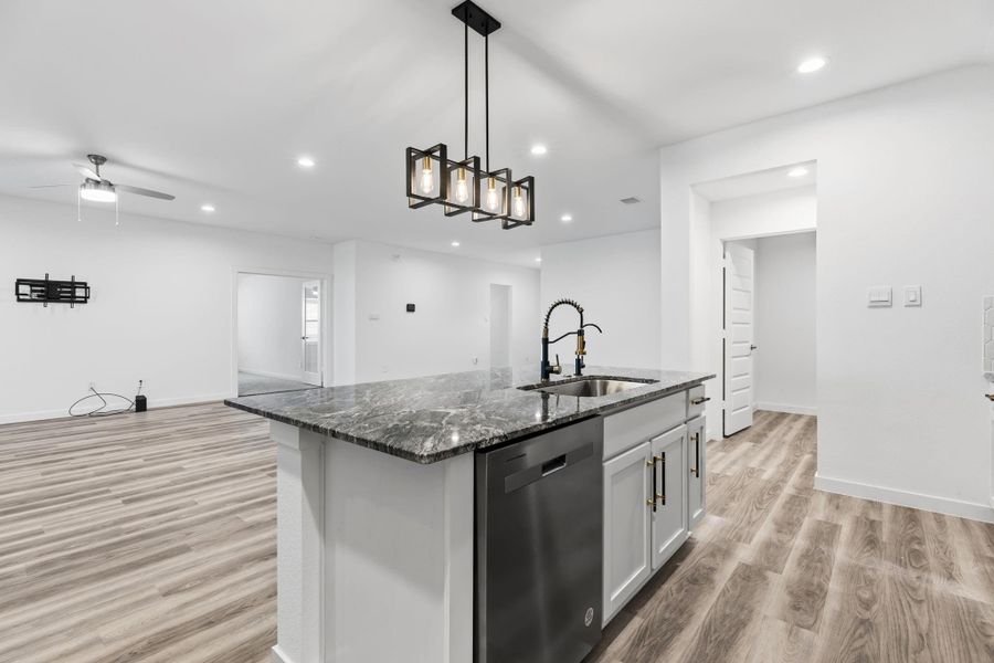 Furnished interior view inside a new home in , Fulshear (Image 6).
