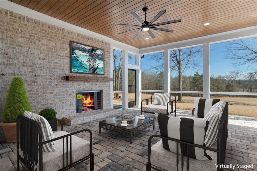 Furnished interior view inside a new home in The Georgia Club, Statham (Image 30).