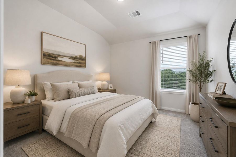 Guest Bedroom, virtually staged Guest Bedroom, virtually staged