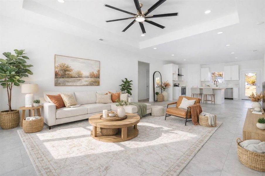 Furnished interior view inside a new home in , Trinidad (Image 6).