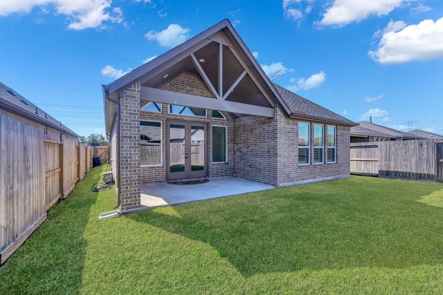 Plenty of room to entertain or enjoy this outdoor space.