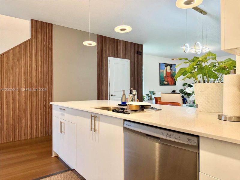 Furnished interior view inside a new home in , Dania Beach (Image 8).