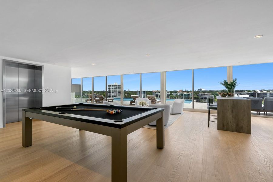 Furnished interior view inside a new home in , Miami (Image 31).