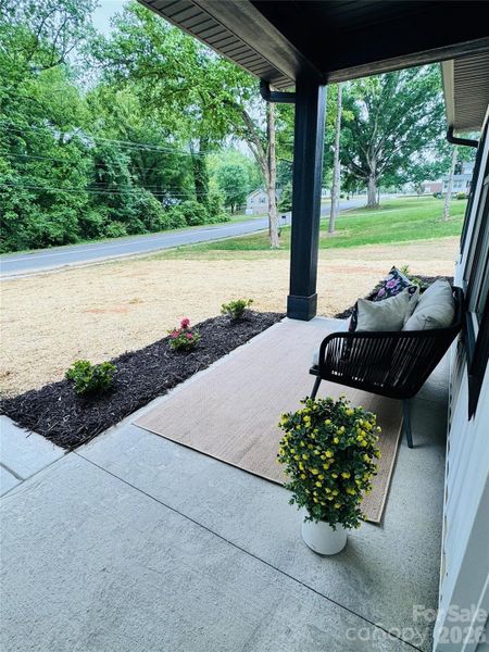 Exterior details and patio area of a home in , Landis (Image 3).