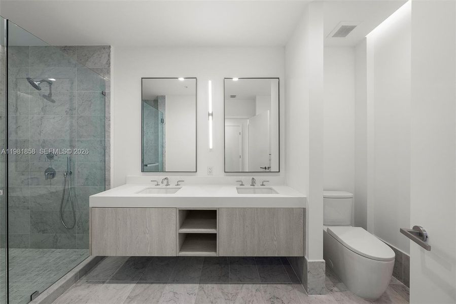 Furnished interior view inside a new home in , Bay Harbor Islands (Image 9).