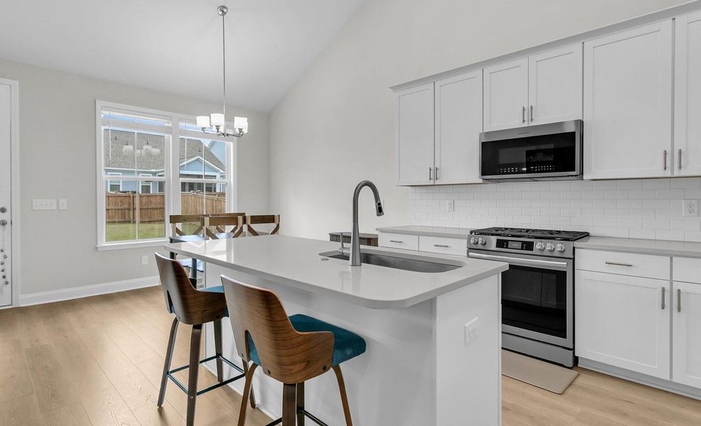 Furnished interior view inside a new home in High Point at Foxbank, Moncks Corner (Image 12).