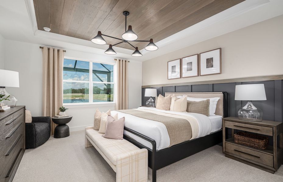 Representative furnished interior of a home built from the Mystique by Pulte Homes in Riversong, Parrish (Image 11).