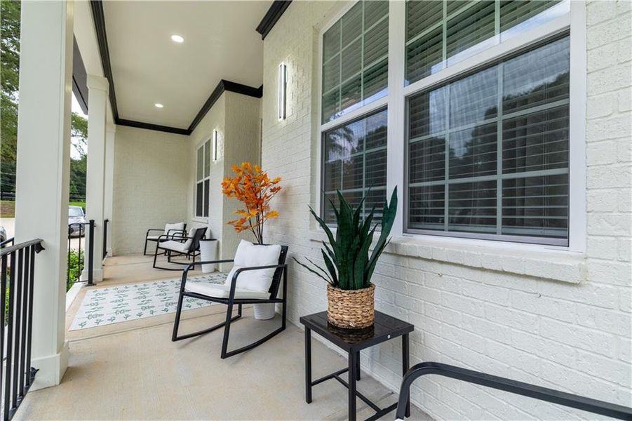 Exterior details and patio area of a home in , Snellville (Image 3).