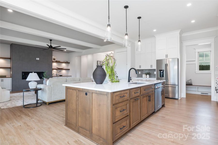 Furnished interior view inside a new home in , Statesville (Image 9).