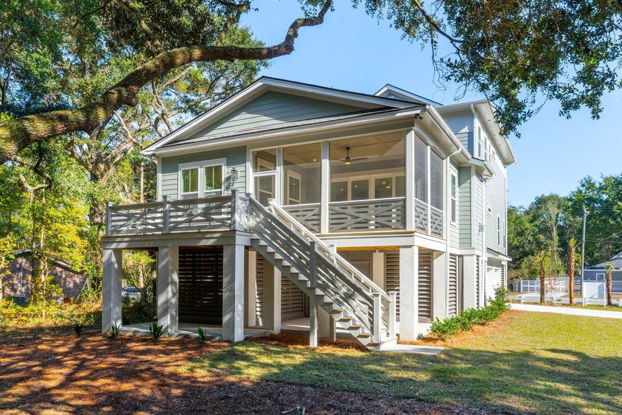 Front exterior of a new home in , Mount Pleasant, SC, highlighting curb appeal (Image 31).