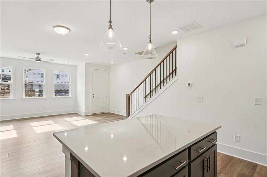 Furnished interior view inside a new home in Park Vue, Atlanta (Image 8). Furnished interior view inside a new home in Park Vue, Atlanta (Image 8).