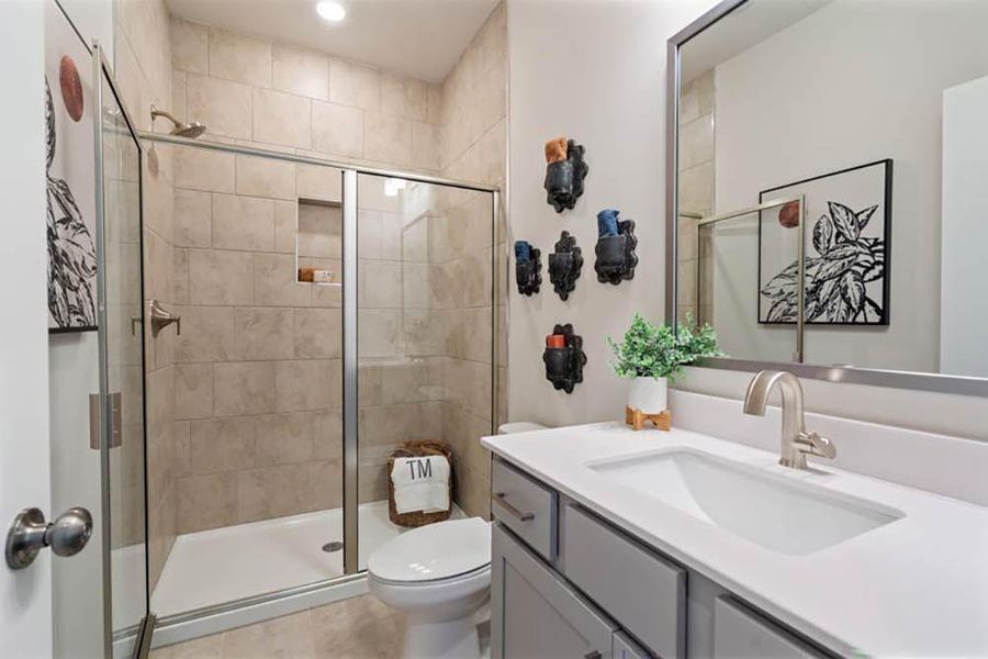 Furnished interior view inside a new home in Bailey Fence, Dacula (Image 11).