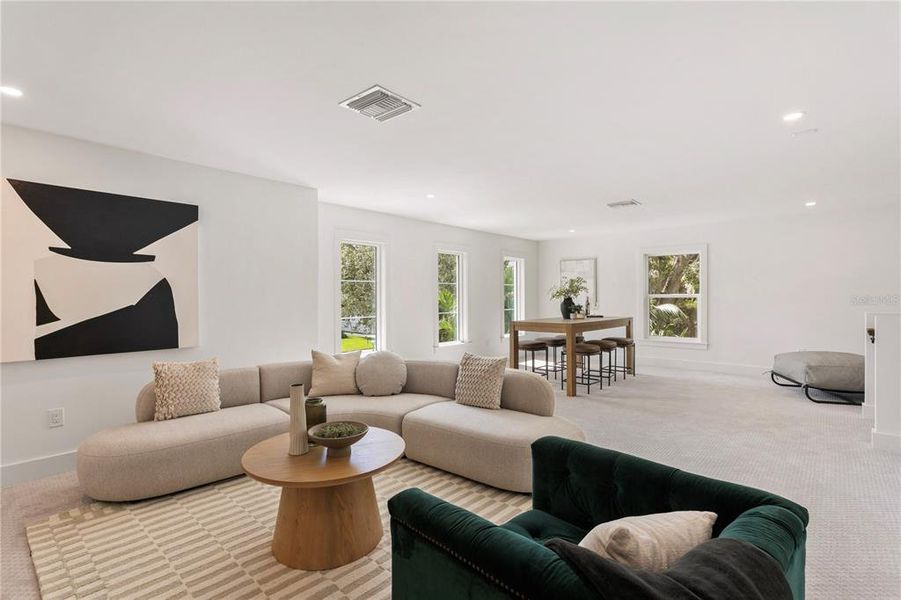 Furnished interior view inside a new home in , Tampa (Image 18).