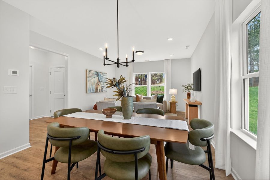 Furnished interior view inside a new home in Edgewater - Lakeview Point, Lancaster (Image 10).