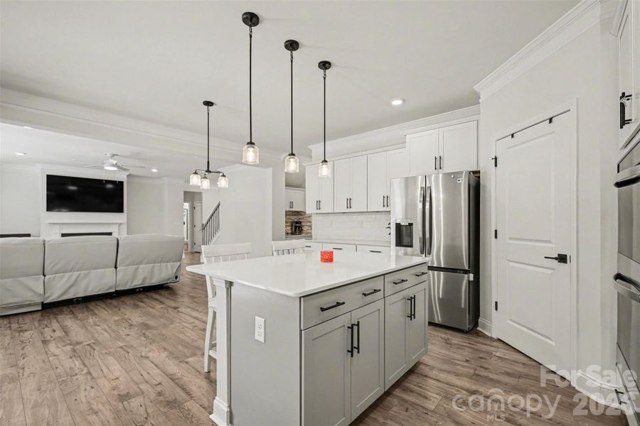 Furnished interior view inside a new home in Falls Cove, Troutman (Image 14).