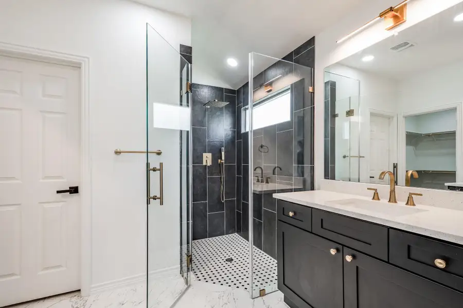 Primary bathroom Primary bathroom