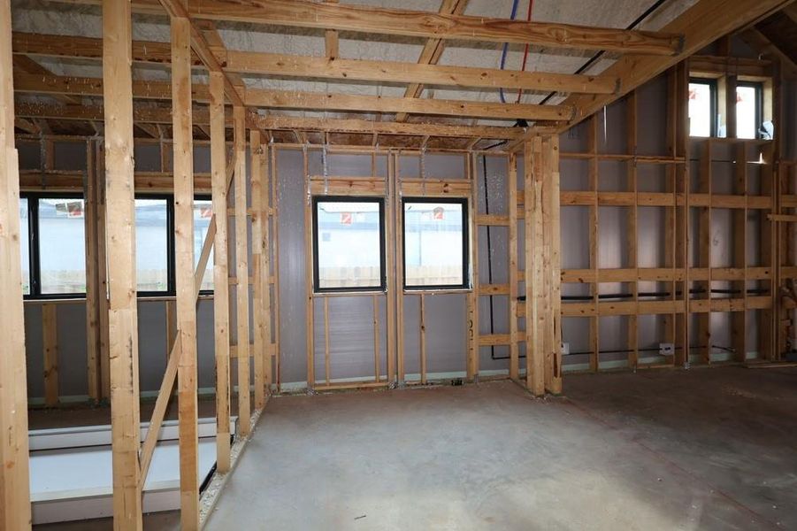 In-progress construction of a new home in Harvest Green - Parkview Collection, Richmond, TX (Image 9).