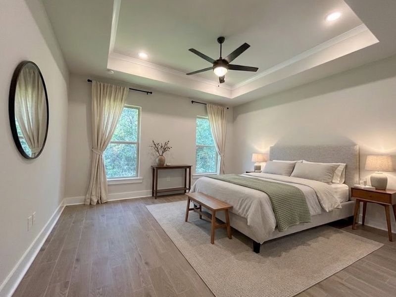 Furnished interior view inside a new home in Iron Rock, Cantonment (Image 3).