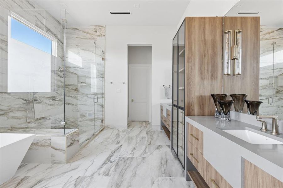 Furnished interior view inside a new home in , Southlake (Image 27).