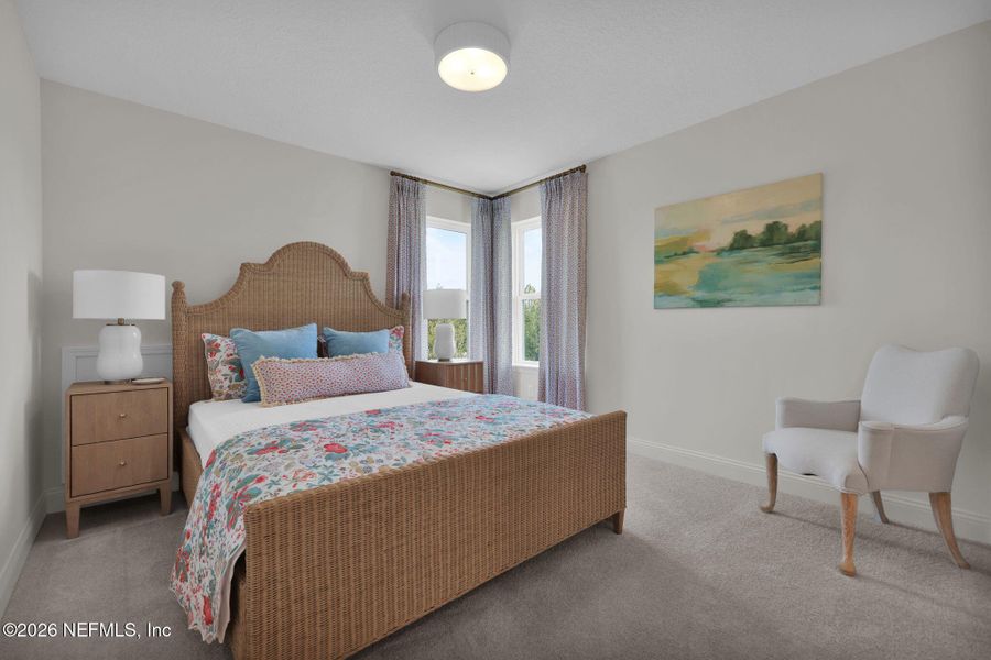 Furnished interior view inside a new home in Mariposa at EverRange 40' Series, Jacksonville (Image 49).