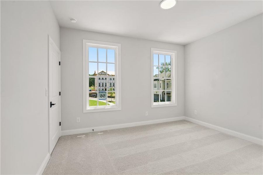 Spacious, unfurnished interior of a new home in Waterside Townhomes, Peachtree Corners (Image 22). Spacious, unfurnished interior of a new home in Waterside Townhomes, Peachtree Corners (Image 22).