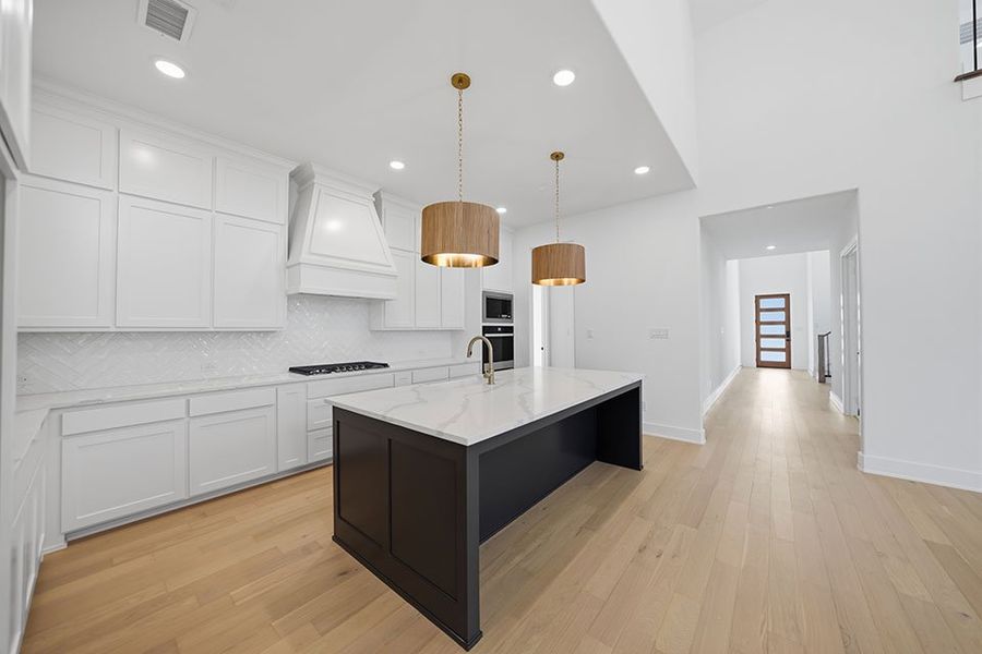 Furnished interior view inside a new home in Hillside Village, Celina (Image 6).