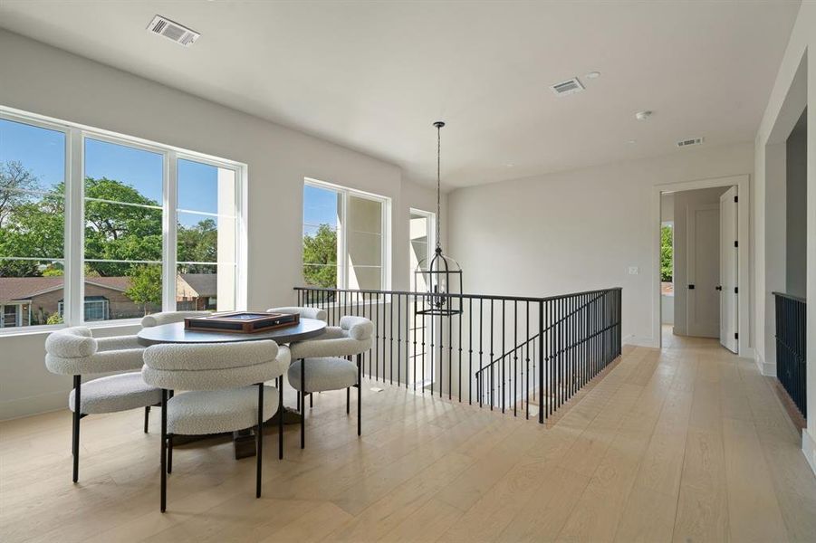 Furnished interior view inside a new home in , Dallas (Image 30).