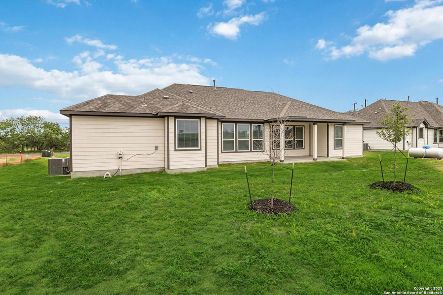 Exterior details and patio area of a home in Lonesome Dove, San Antonio (Image 3). Exterior details and patio area of a home in Lonesome Dove, San Antonio (Image 3).