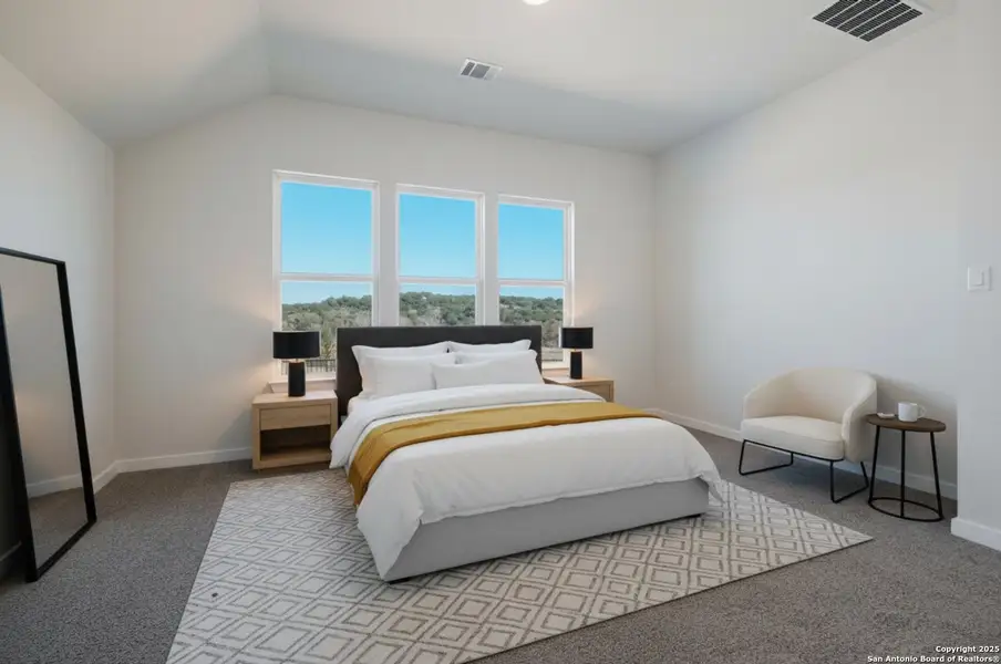 Furnished interior view inside a new home in Meyer Ranch, New Braunfels (Image 5).