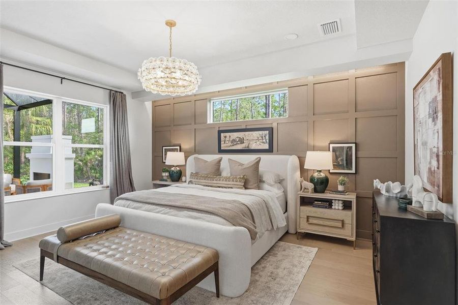 Furnished interior view inside a new home in , Ormond Beach (Image 31).