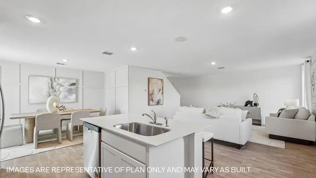 Furnished interior view inside a new home in Marigold, Kyle (Image 10).