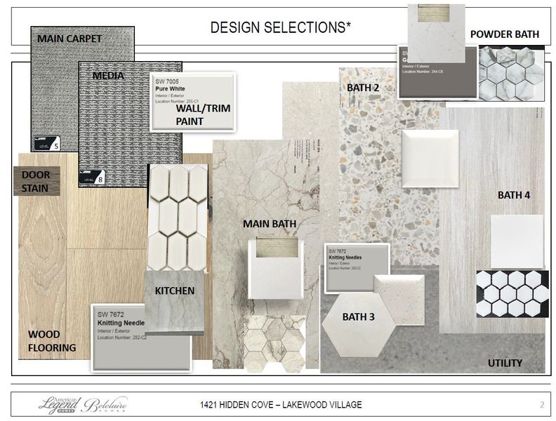 Representative photo of design selections for 1421 Hidden Cove Representative photo of design selections for 1421 Hidden Cove