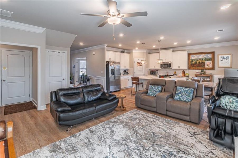 Furnished interior view inside a new home in Enclave at Brookside Crossing, Auburn (Image 8).